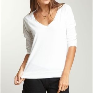 James Perse 3/4 sleeve Shifted Raglan Top Size:L
